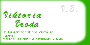 viktoria broda business card