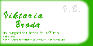 viktoria broda business card